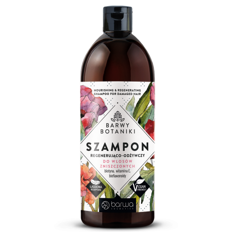 SZAMPON ODŻYWCZO – REGENERUJĄCY do włosów zniszczonych 480 ml