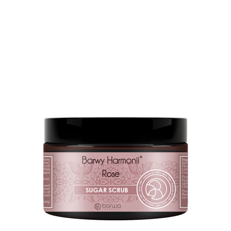 PEELING CUKROWY ROSE BARWY HARMONII 250 ML