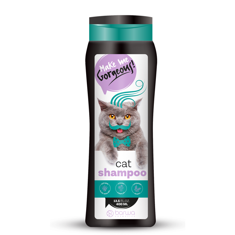 PET SHAMPOO : Make me gorgeous! Szampon dla kotów z ekstraktem z aloesu i kompleksem witamin 400 ml