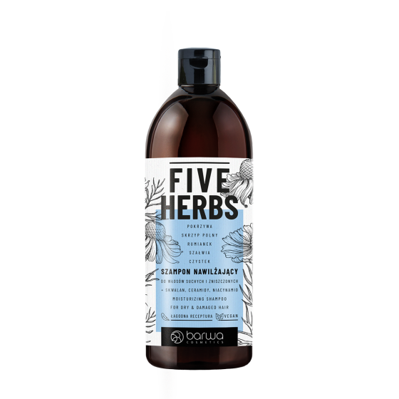 Szampon Nawilżający Five Herbs 480 ml
