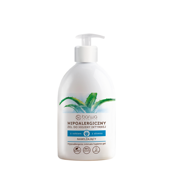 Hipoalergiczny żel do higieny intymnej z aloesem