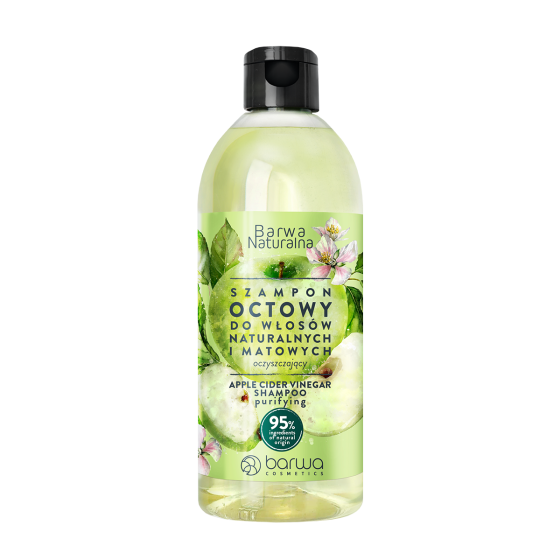 Oczyszczający szampon octowy Barwa Naturalna 500 ml