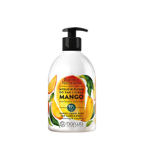 Mydło Mango w płynie odżywcze Barwa Naturalna 500 ml