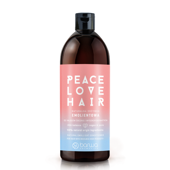 Naturalna Odżywka Emolientowa Peace Love Hair 450 ml wersja limitowana