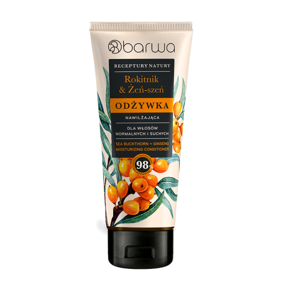 Odżywka Nawilżająca Rokitnik + Żeń-szeń Receptury Natury 200 ml