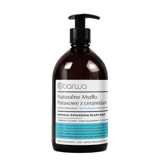 Naturalne Mydło Potasowe nawilżające 480 ml