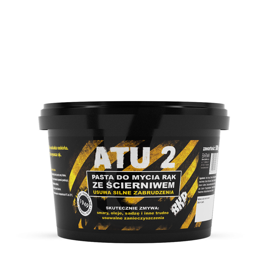 Pasta do mycia rąk ze ścierniwem ATU 2 Pasta do mycia rąk ze ścierniwem ATU 2