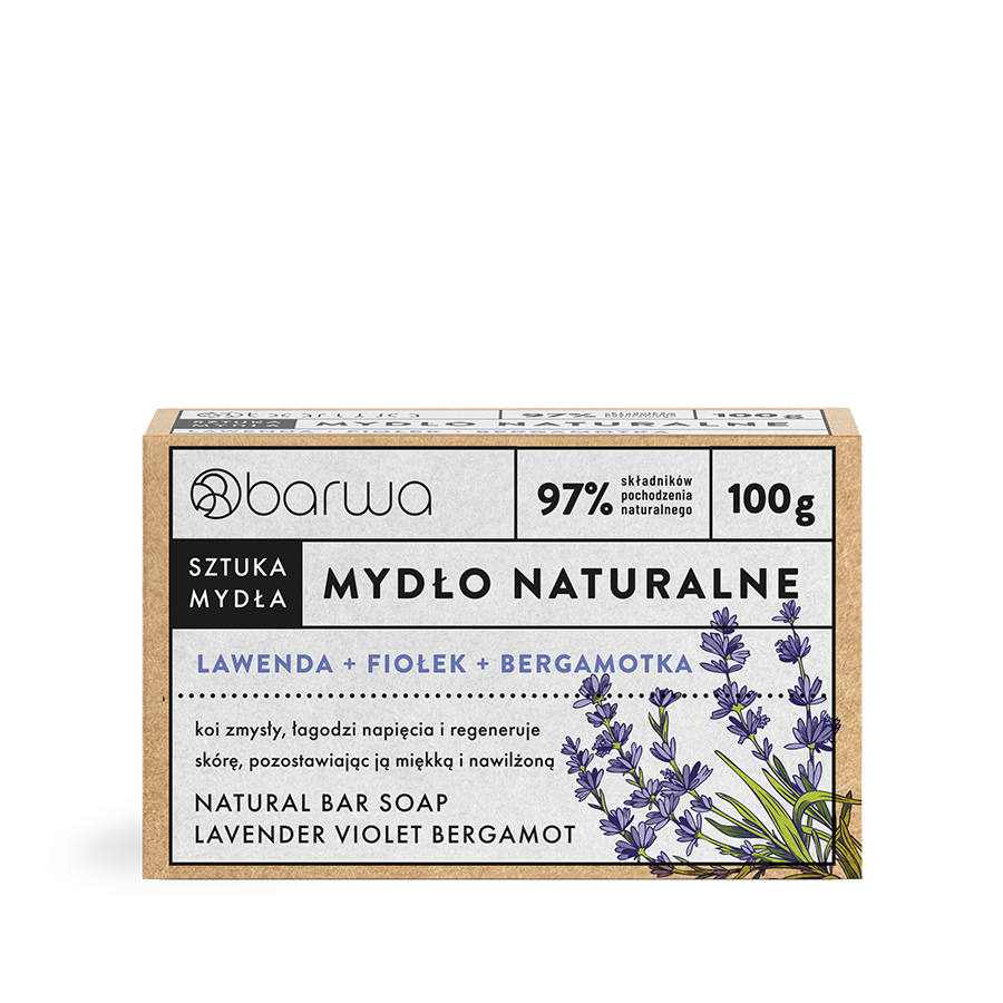 Mydło w kostce naturalne lawenda 100 g