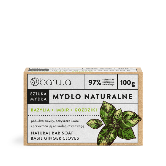 Mydło w kostce naturalne bazylia 100 g