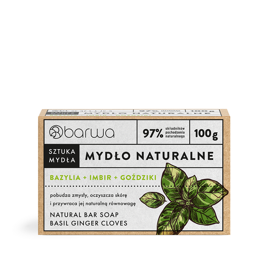 Mydło w kostce naturalne bazylia 100 g