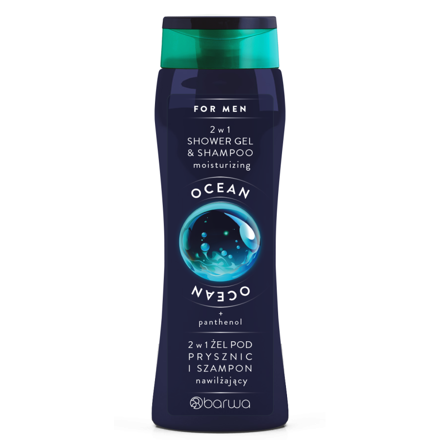 FOR MEN Żel i szampon nawilżający 2w1 Barwa 400 ml