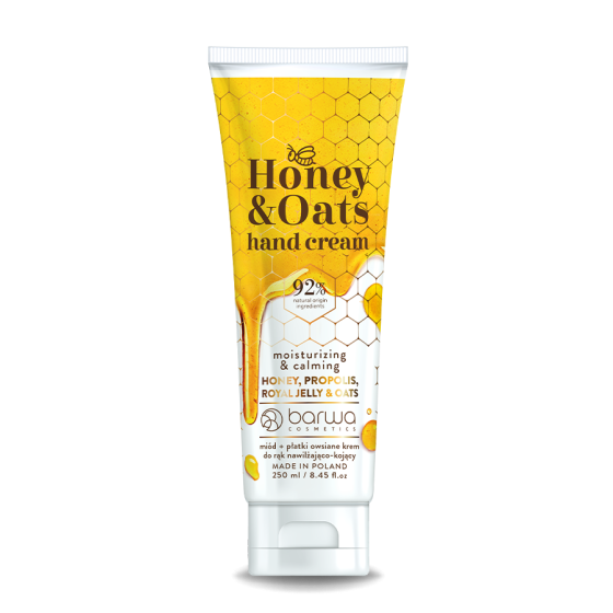 Krem do rąk odżywczy miód i owies 250 ml