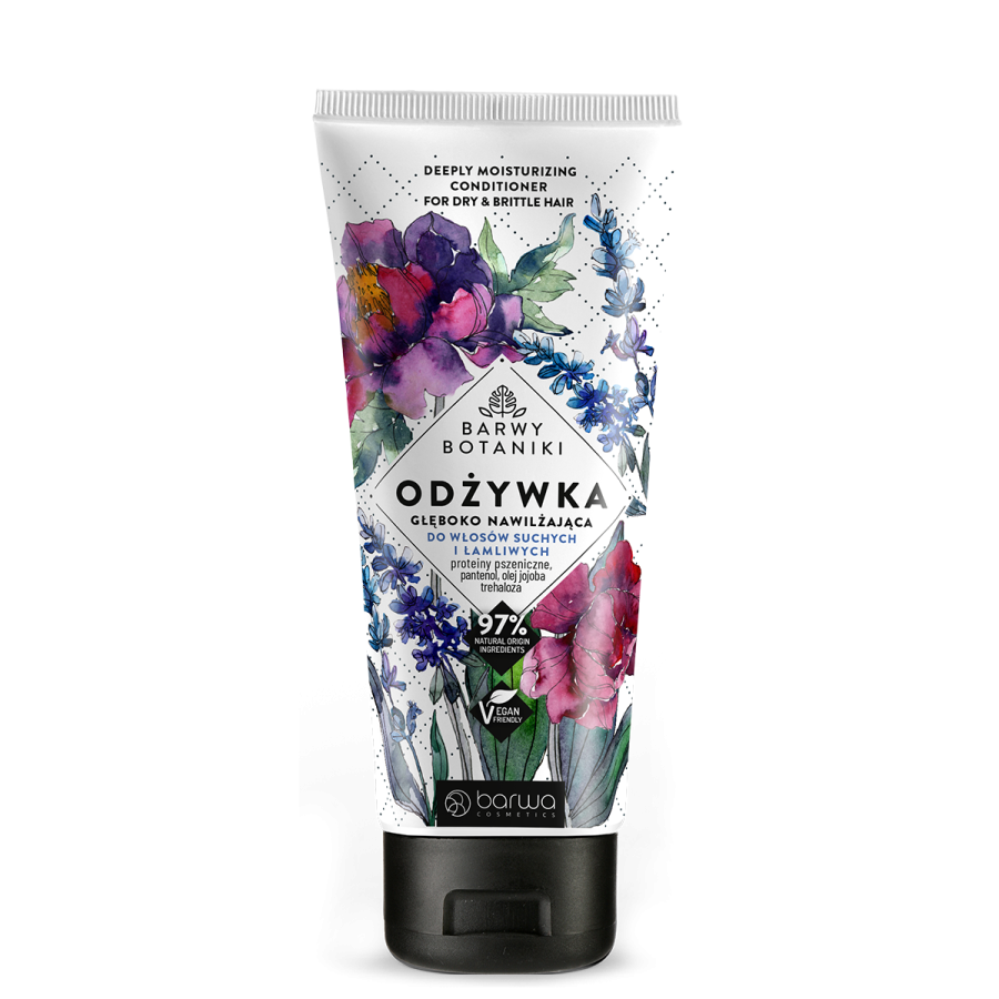 ODŻYWKA GŁĘBOKO NAWILŻAJĄCA do włosów suchych i łamliwych 180 ml