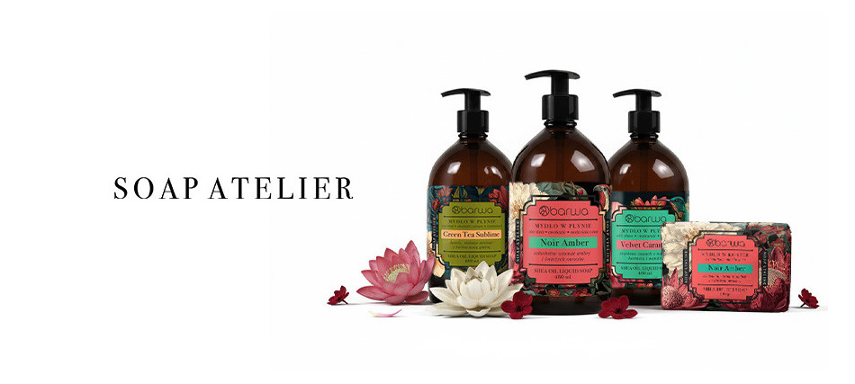 Mydła Soap Atelier z olejem shea I sklep barwa