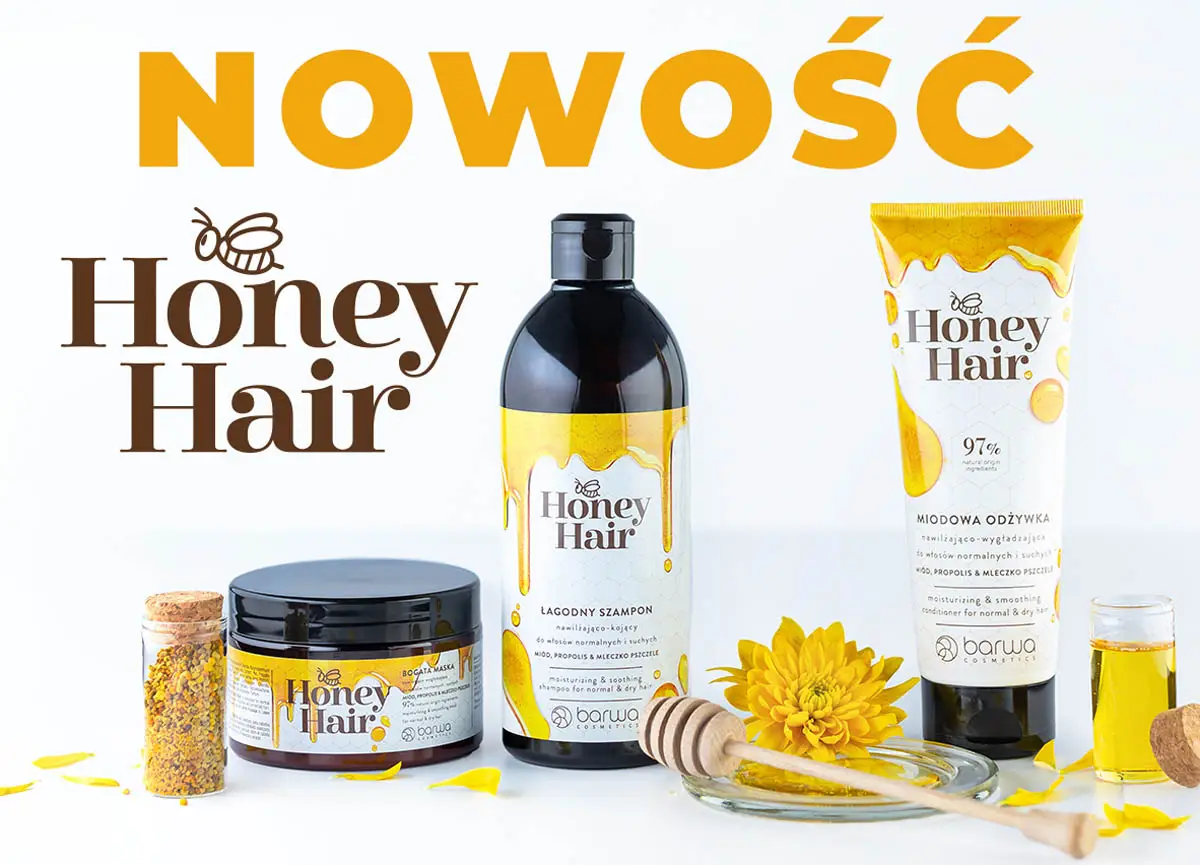 Miodowe kosmetyki Honey Hair