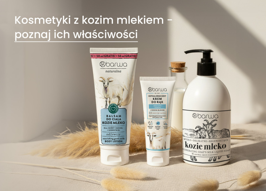 kosmetyki z kozim mlekiem